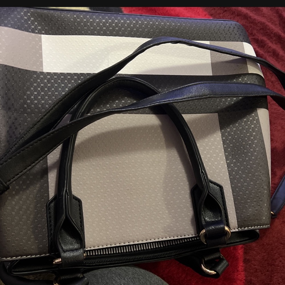 Black and white bag